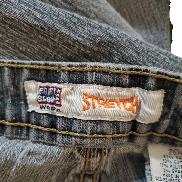 Faded Glory Wide Leg Sretch Jeans Size 26W - Picture 7 of 8